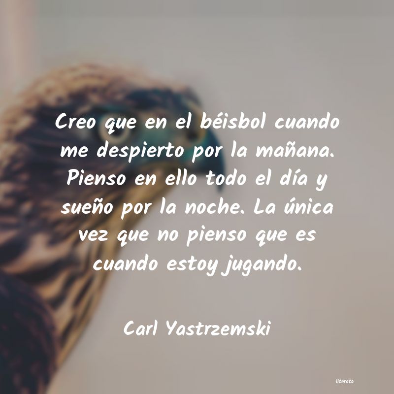 Frases de Carl Yastrzemski