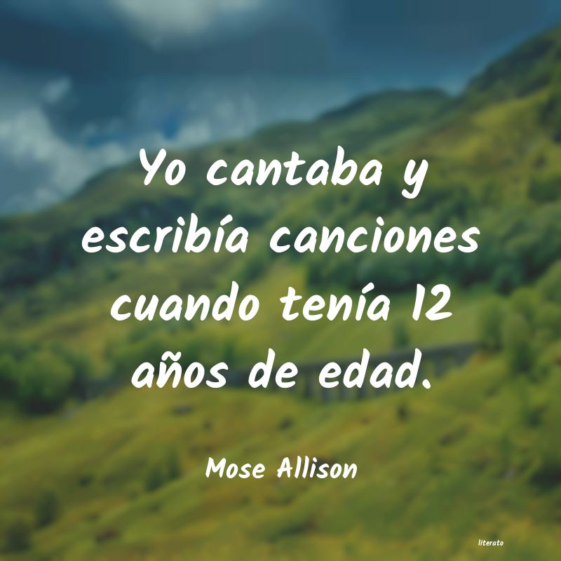 frases de Mose Allison