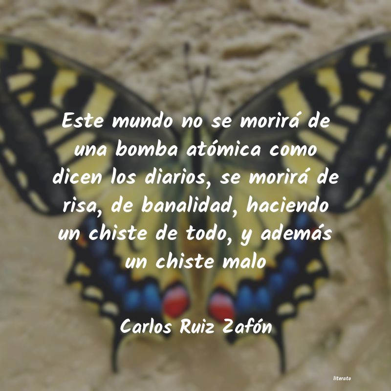 Frases de Carlos Ruiz Zafón