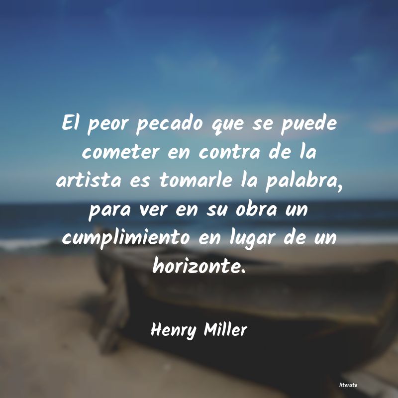 frases de Henry Miller