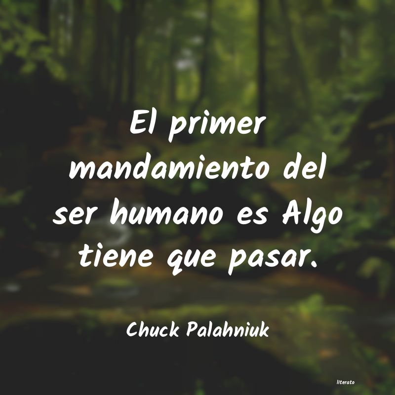 lo nuestro es pasar
