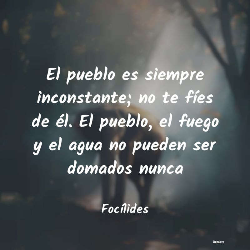 Frases de Focílides