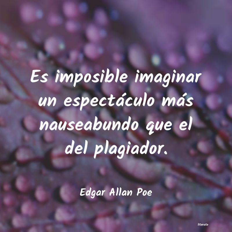 frases de Edgar Allan Poe