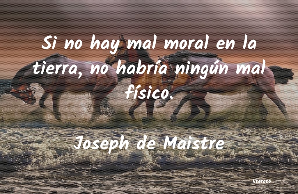 Frases de Joseph de Maistre