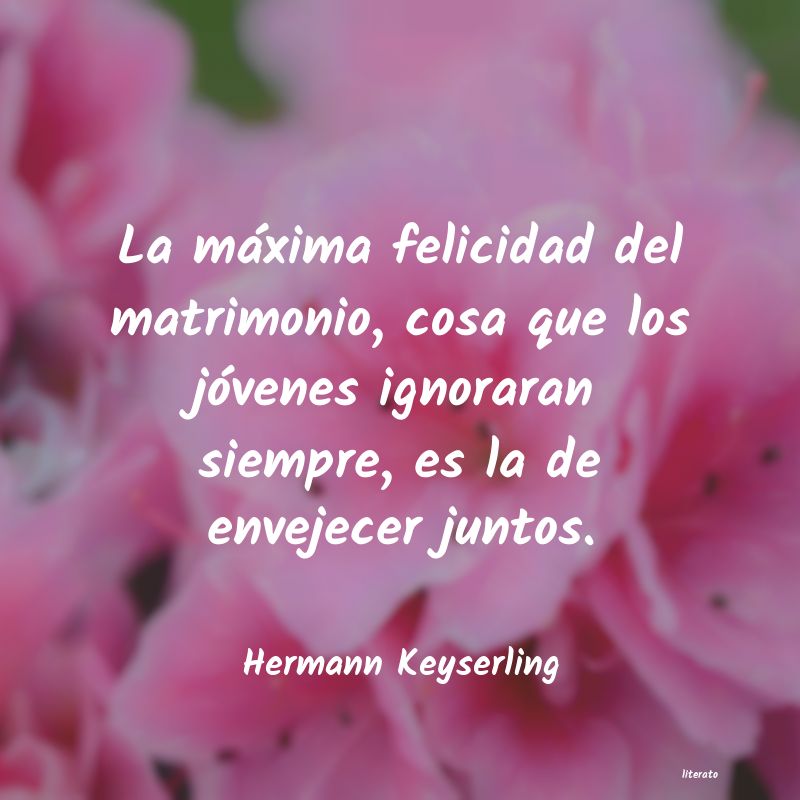 Frases de Hermann Keyserling