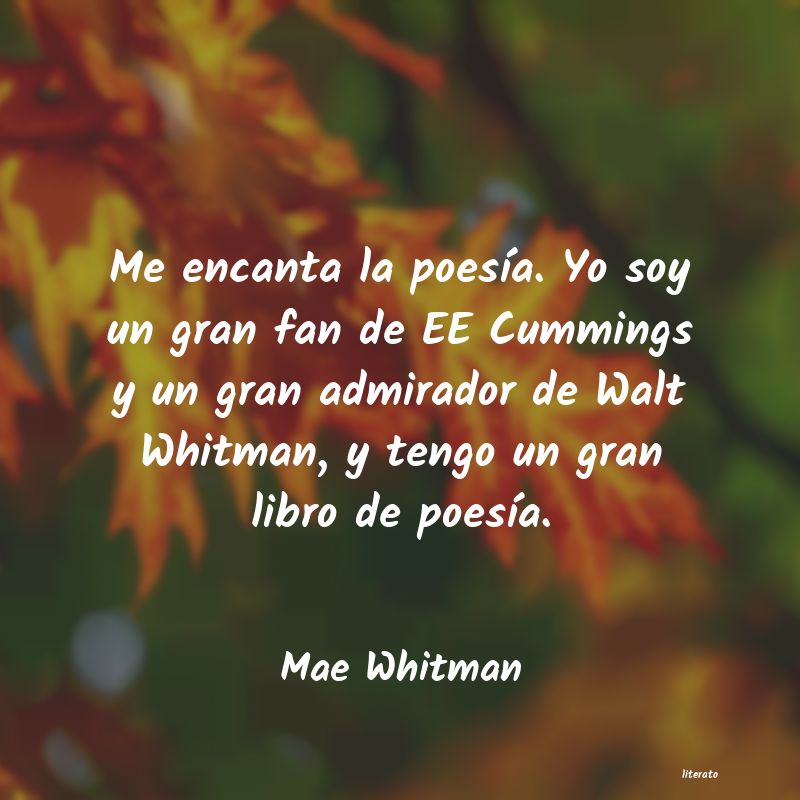 Walt whitman poemas de amor - Literato