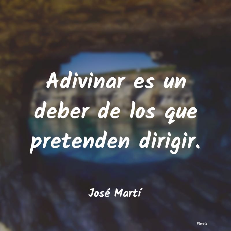 Frases de José Martí