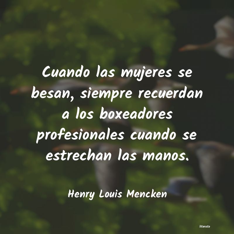 frases de Henry Louis Mencken