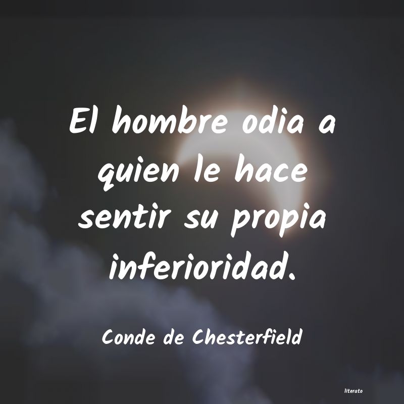 Frases de Conde de Chesterfield