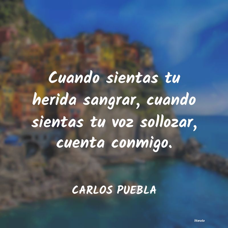 Frases de CARLOS PUEBLA