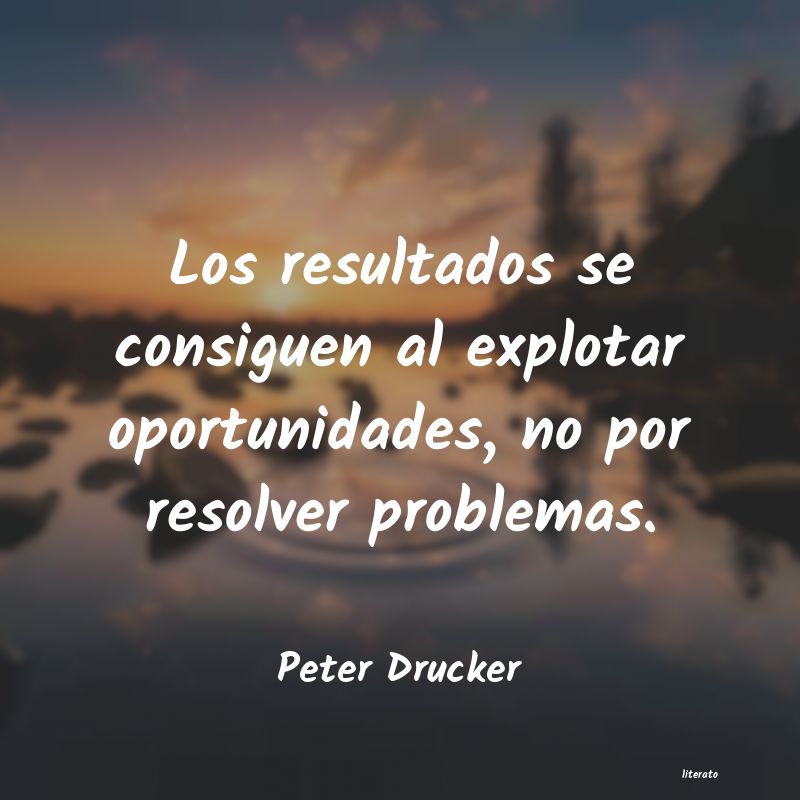 Frases de Peter Drucker