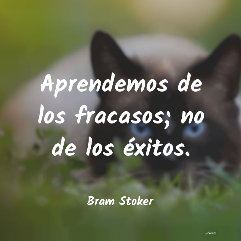 Frases de Bram Stoker