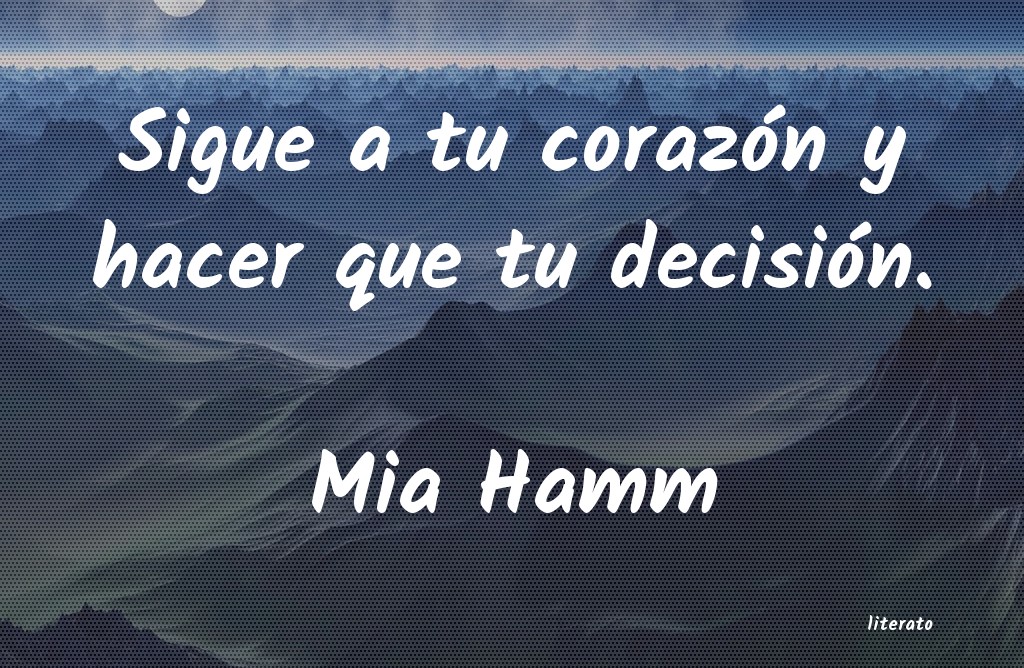 frases de Mia Hamm