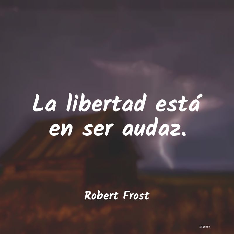 frases de Robert Frost