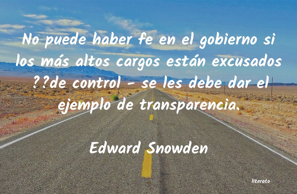 frases de Edward Snowden