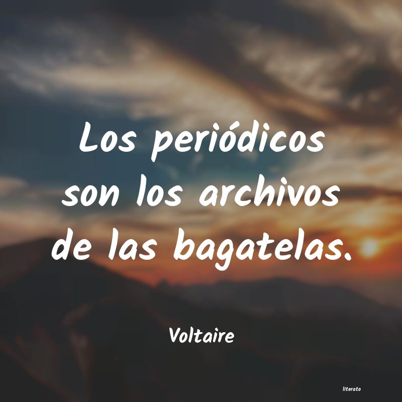 frases de Voltaire