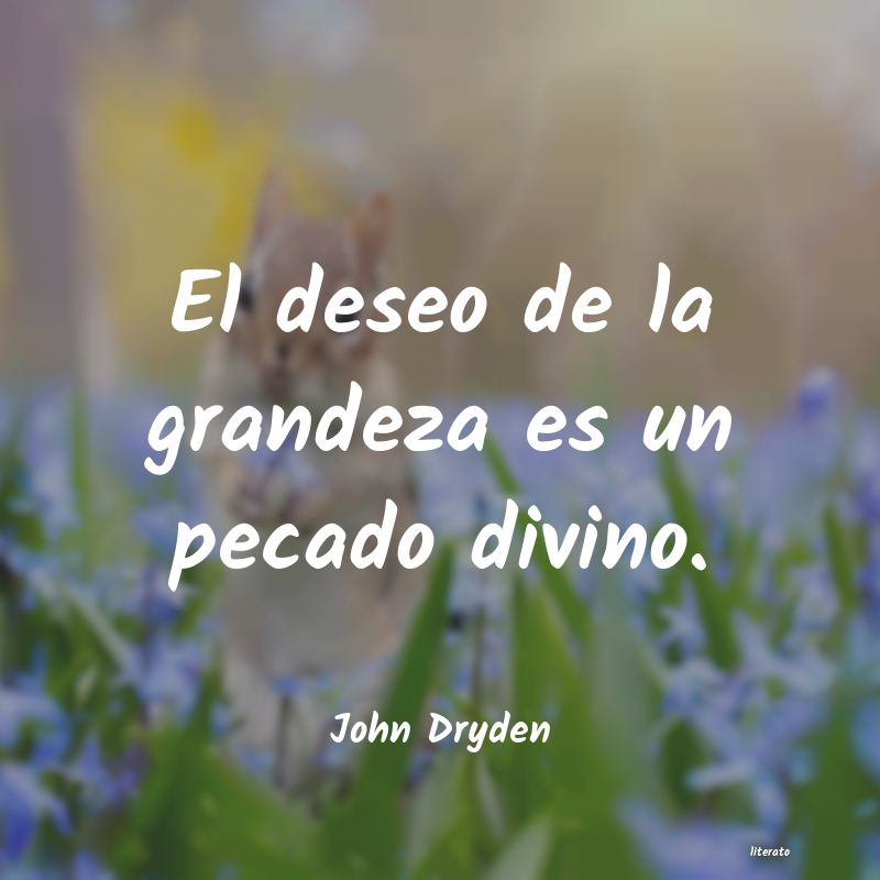 frases de John Dryden