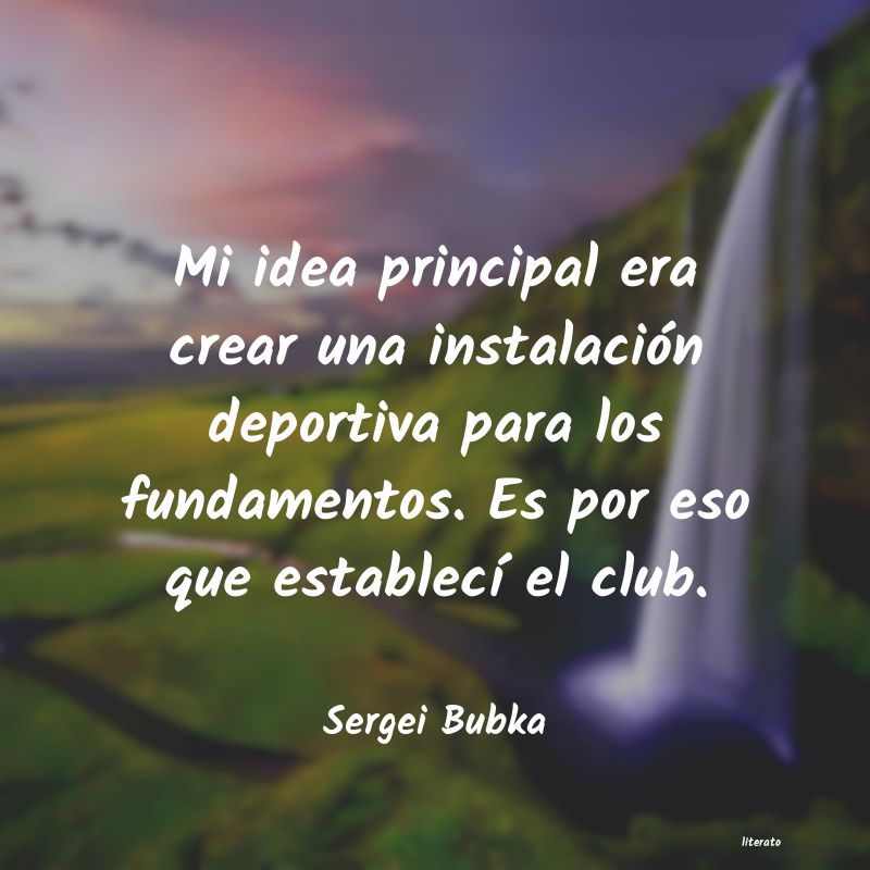 frases de Sergei Bubka