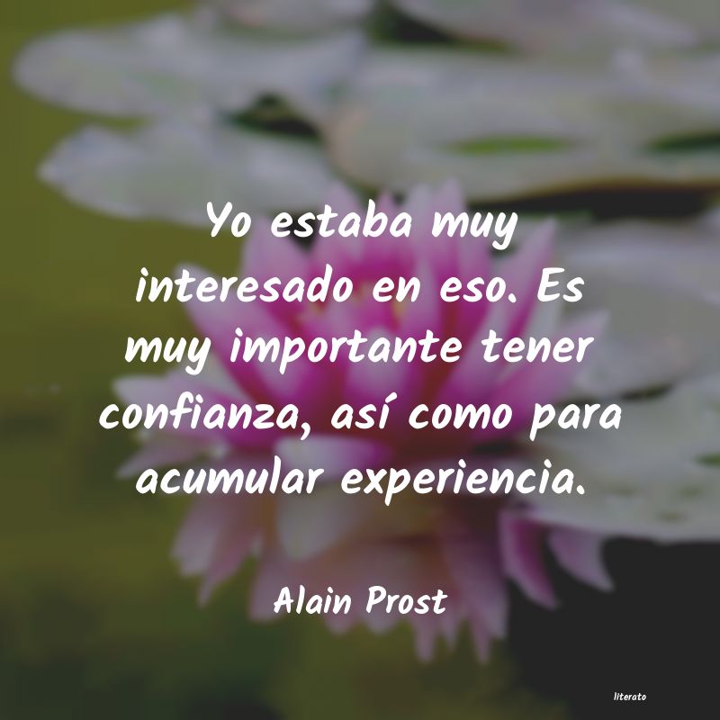 frases de Alain Prost