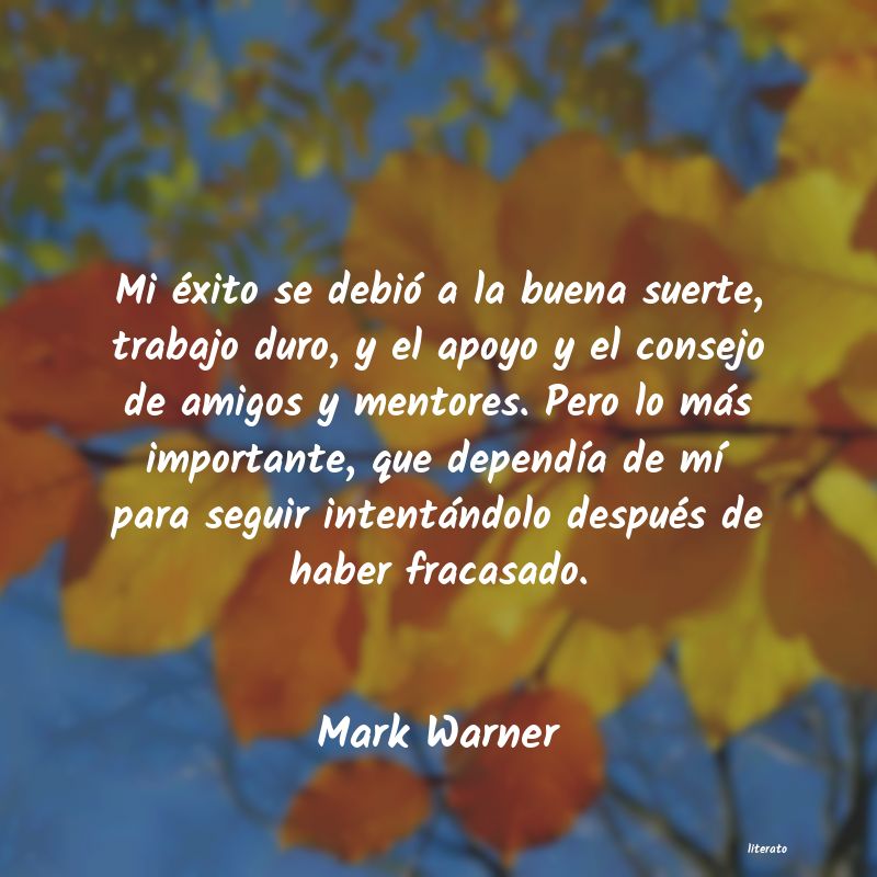 Frases de Mark Warner