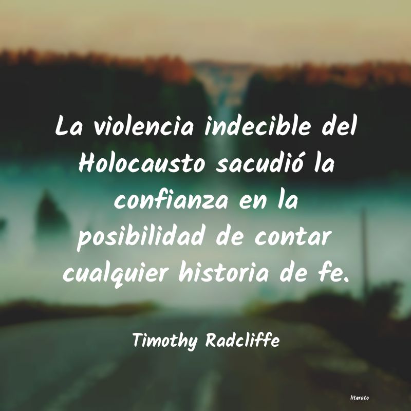 Frases de Timothy Radcliffe