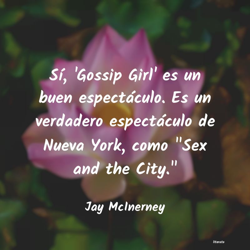 Frases de Jay McInerney