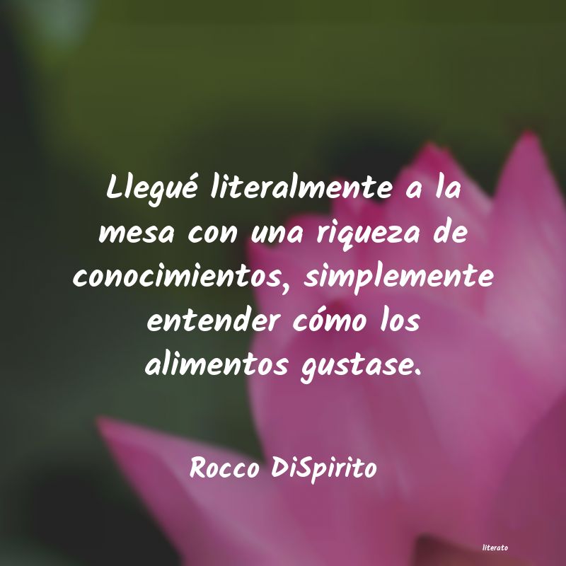 Frases de Rocco DiSpirito