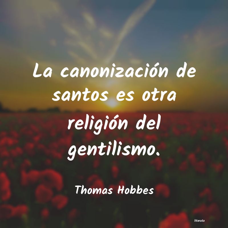 Frases de Thomas Hobbes