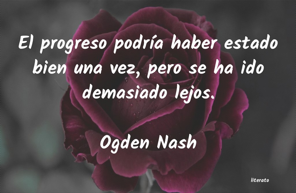 frases de Ogden Nash