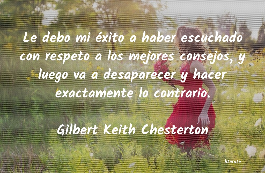 Frases de Gilbert Keith Chesterton