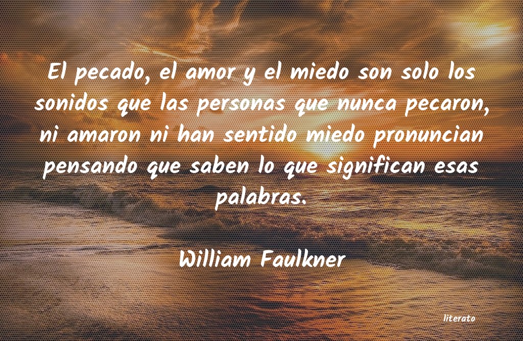 Frases de William Faulkner