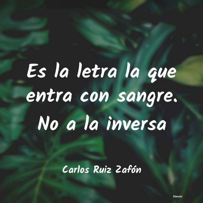frases de Carlos Ruiz Zafón