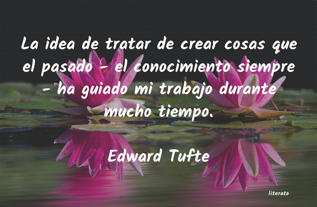 Frases de Edward Tufte