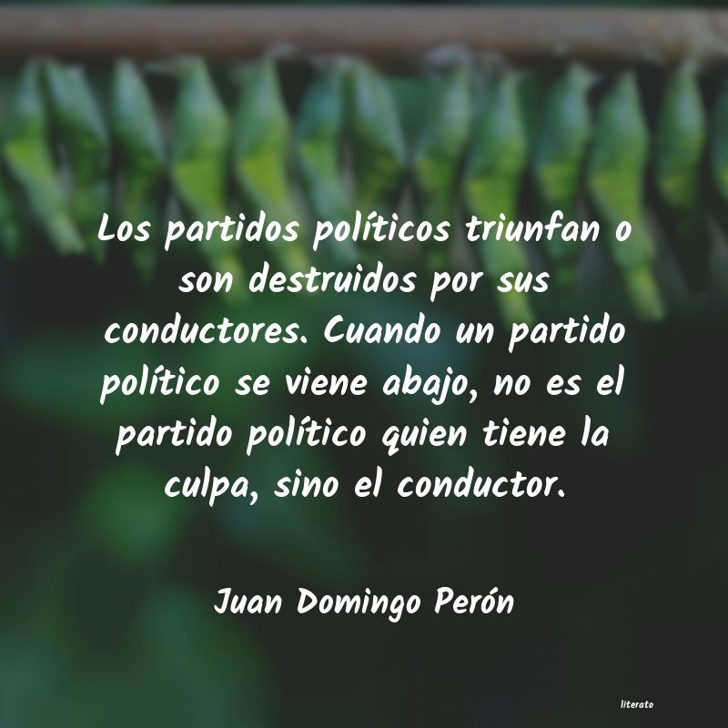 frases de Juan Domingo Perón