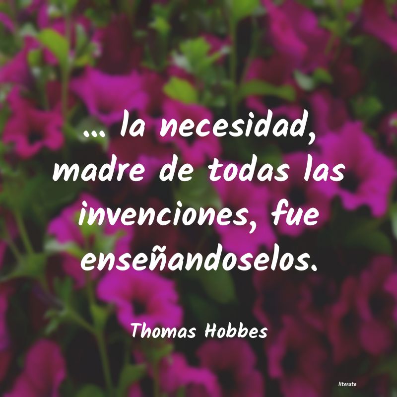 Frases de Thomas Hobbes