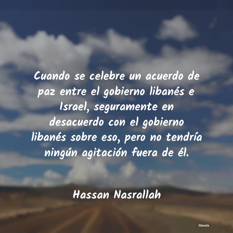 frases de Hassan Nasrallah