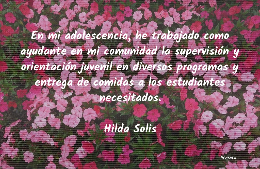 Frases de Hilda Solis