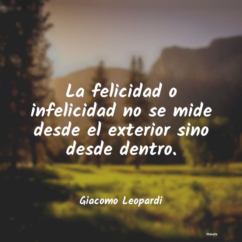 frases de Giacomo Leopardi