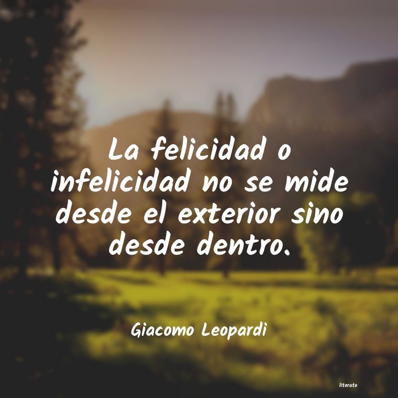 Frases de Giacomo Leopardi