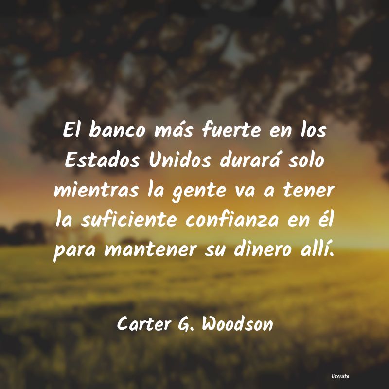 Frases de Carter G. Woodson