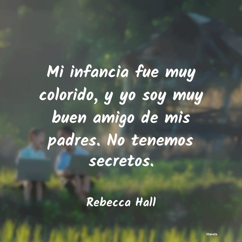 Frases de Rebecca Hall