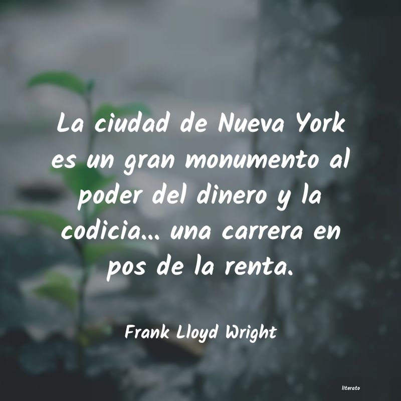 Frases de Frank Lloyd Wright