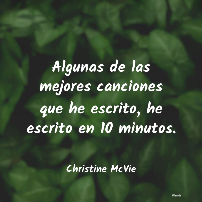 Frases de Christine McVie
