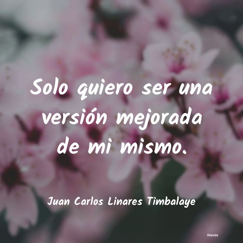 Frases de Juan Carlos Linares Timbalaye