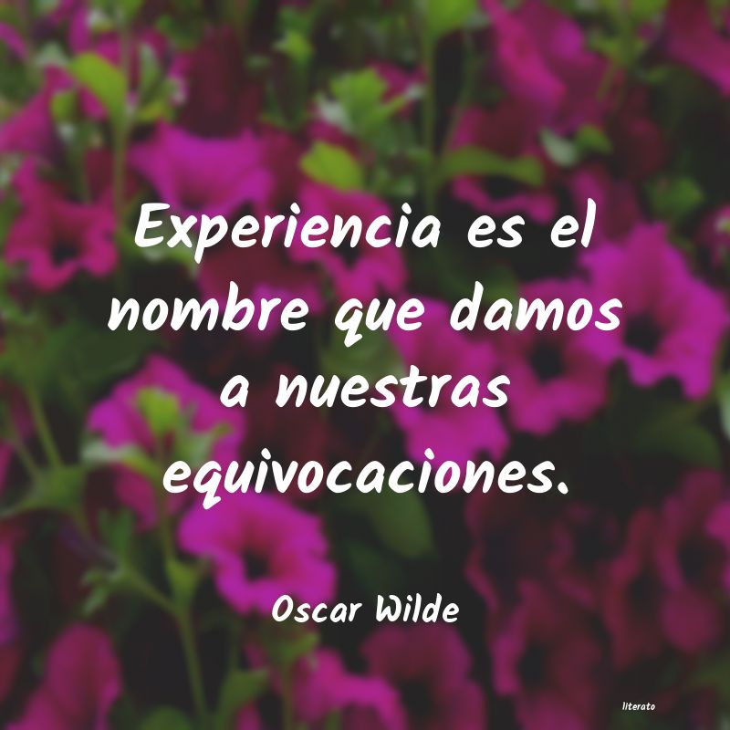 Frases de Oscar Wilde