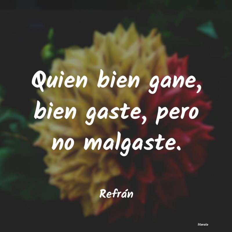 Frases de Refrán