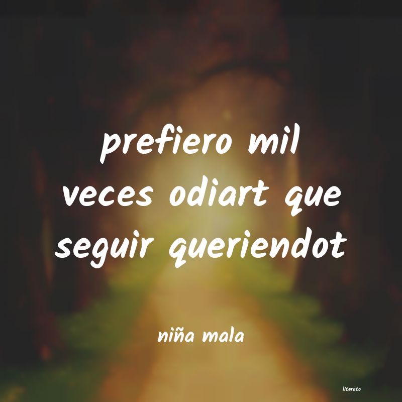 frases de niña mala