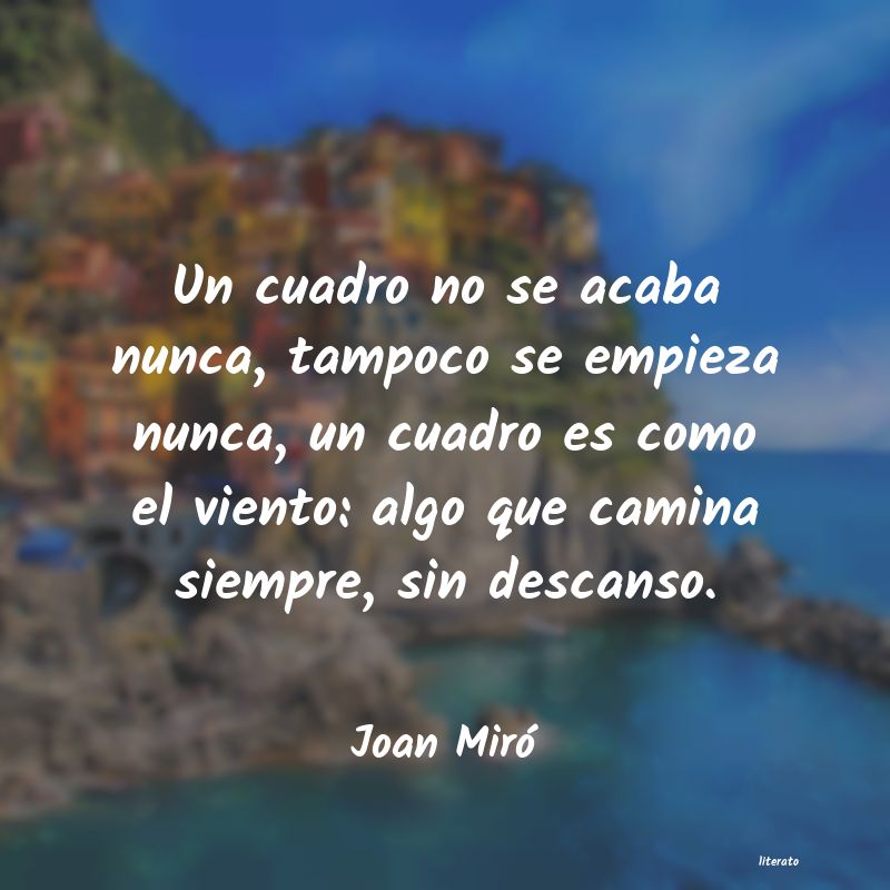frases de Joan MirÃ³