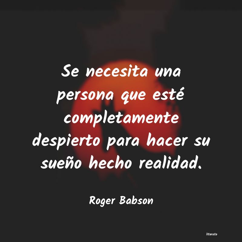 frases de Roger Babson