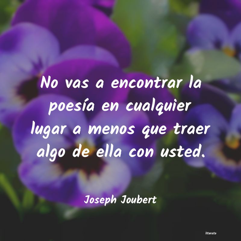 Frases de Joseph Joubert